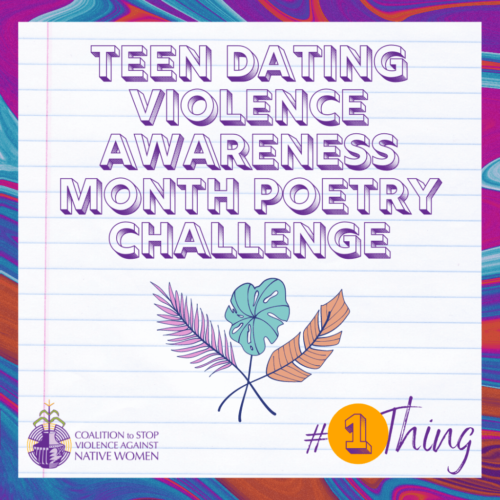 Teen Dating Violence Awareness Month (TDVAM) Poetry Challenge